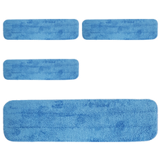 World Clean 超細纖維切割A型替換拖把布 60cm, 4個