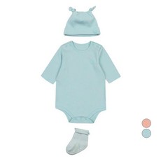 ETTOI 兒童用 S Aiden 連身衣3件組 + 禮物包裝