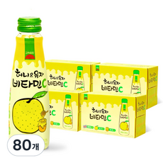 고려은단 허니 앤 유자 비타민C, 140ml, 80개