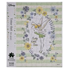 Disney 迪士尼 拼圖裝飾系列 Tinker Bell 108片, 奇妙仙子 fairy green, 1盒