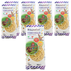 바이오주니어 유기농 콘킬리에 파스타, 200g, 6개