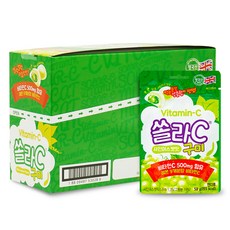 SOLAR-C 維他命C軟糖 青葡萄口味 8包入, 400g, 1盒