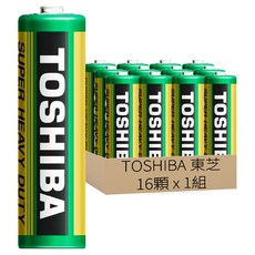 TOSHIBA 東芝 台灣公司貨 環保電池 3號, 16顆, 1組