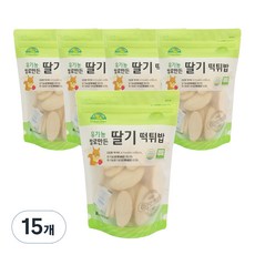 Organic Story 孩童米餅, 草莓口味, 30g, 15包