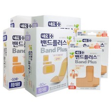 네오 밴드플러스에이 혼합 80p + 50p + 손끝용 4p 밴드 세트, 2세트