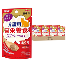 AiXiA 介護貓護理主食餐包2號, 30g, 12個, 鮪魚