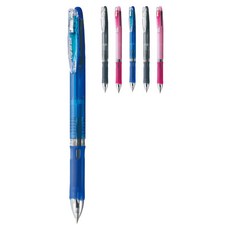 ZEBRA 斑馬牌 夾式超薄三色原子筆 0.7 mm, 藍色, 黑色, 粉彩粉紅色, 6入