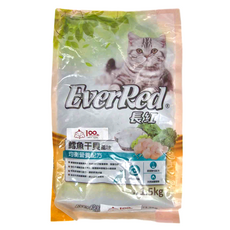 EverRed 長紅 均衡營養配方 鱈魚干貝風味, 1.5kg, 1袋