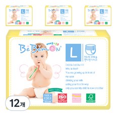 베베몬 시즌2 테일러드핏 팬티기저귀, 대형(L), 384매