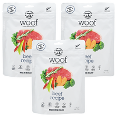 NZ Natural PET FOOD 全齡犬 WOOF狗狗冷凍乾燥生食餐, 牛肉, 50g, 3包