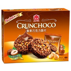 義美 榛果巧克力酥片 牛奶巧克力口味, 280g, 1盒