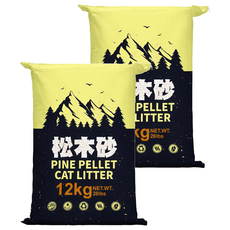 pet story 寵物物語 松木砂, 12kg, 2袋, 松木