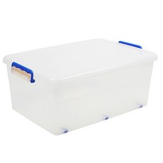 KEYWAY 聯府 活力箱, 透明色 + 藍色, 1個