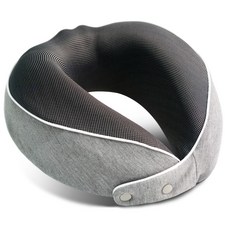 Gonggam Peak U型記憶棉頸枕, 淺灰色