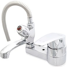 浴室洗臉盆淋浴兩用水龍頭 雙孔 OV1-460, 1個