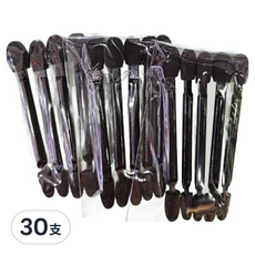 Lumina 露蜜 長柄雙頭眼影棒 黑色/無香味 柔軟海綿刷頭, 30支