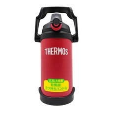 THERMOS 膳魔師 大容量保溫瓶 不鏽鋼水壺, 紅色, 2L, 1個