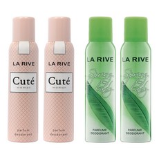 라리브 우먼 데오드란트 큐트 150ml + 스프링레이디 150ml, 2개