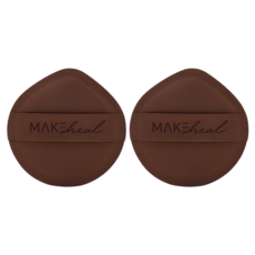 MAKEheal 雲朵澎澎粉撲, 混和顏色, 2個