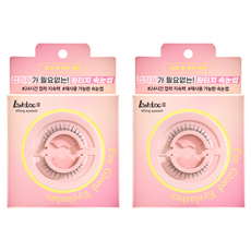 lashtoc 3入提拉睫毛免膠水補充包, 自然款, 2個