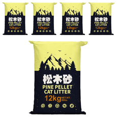 pet story 寵物物語 松木砂, 12kg, 5袋, 松木