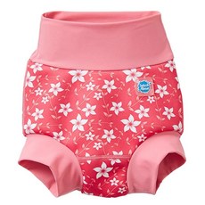 Splash About Brand New Happy Nappy 3D加強版 游泳尿布褲 陽光櫻花 6~12個月, L, 1件