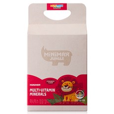 MiNiMAX 綜合維他命礦物質軟糖 草莓口味, 30顆, 1盒