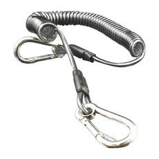 Sasaki 船釣 鋼絲失手繩 雙強力扣環 拉力值20KG 50KG, 1個