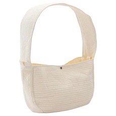 寵物夢工廠 寵物外出肩背包, 米白色, 1個