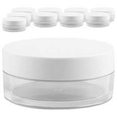 Seondong Sangsa 附篩網蜜粉空瓶 50g, 白色, 10個