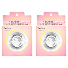 lashtoc 3段式提拉免膠假睫毛補充裝, 性感款, 2個