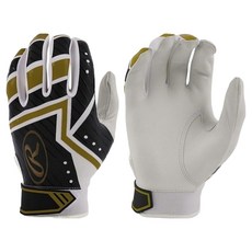 롤링스 플렉스핏 배팅장갑 양손용 EBG21S04GL, 블랙 + 골드, 1개