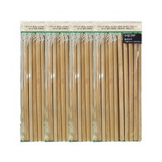 탄화 대나무 빨대, 4개, 25개입