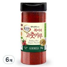 복이네먹거리 국산 보통매운맛 김치용 고춧가루, 95g, 6개