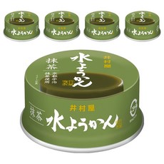 imuraya 井村屋 水羊羹罐頭 抹茶口味, 5個, 83g