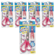 Raymay 藤井 不鏽鋼剪刀，附安全蓋, 5支