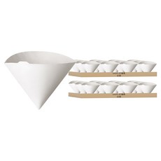 HARIO 好璃奧 v60戶外用白色02濾紙, 1入, 80張