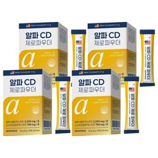 뉴프라이스 알파CD 제로파우더, 4개, 15회분