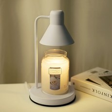 더스윗 모노 캔들워머 + 양키캔들 라지자 + 전구 2p 세트, 화이트, 웨딩데이