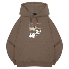 엘런아시 도그프렌드 오버핏 후드티