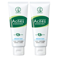 MENTHOLATUM 曼秀雷敦 台灣公司貨 Acnes多效抗痘洗面乳, 100g, 2條