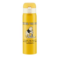 Skater 真空保溫瓶, 維尼 黃色, 480ml, 1個