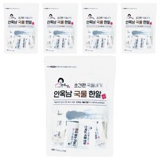 안옥남 멸치 국물한알 25p, 75g, 5개