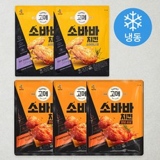 고메 소바바 치킨 양념 순살 375G 3P + 소이허니 윙 375g 2P (냉동), 1.875kg, 1세트