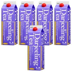 HAMAYA 大吉嶺紅茶 無糖, 5個, 1L