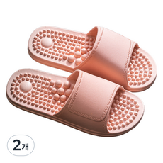 Mungsters 體力室內指壓拖鞋 230-235mm, 2個, 粉紅色