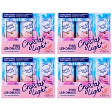 Crystal Light 粉紅檸檬風味沖泡飲隨身包, 13.7g, 6條, 12罐