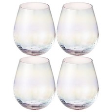 LSA International 漸層玻璃杯 425ml, 混色, 4入
