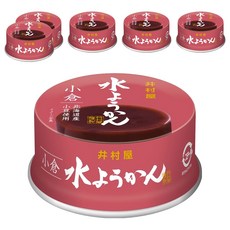 imuraya 井村屋 水羊羹罐頭 小倉紅豆, 6個, 83g