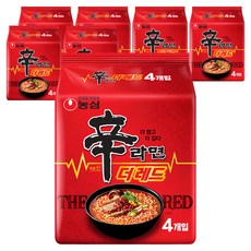 신라면 더 레드 125g, 28개